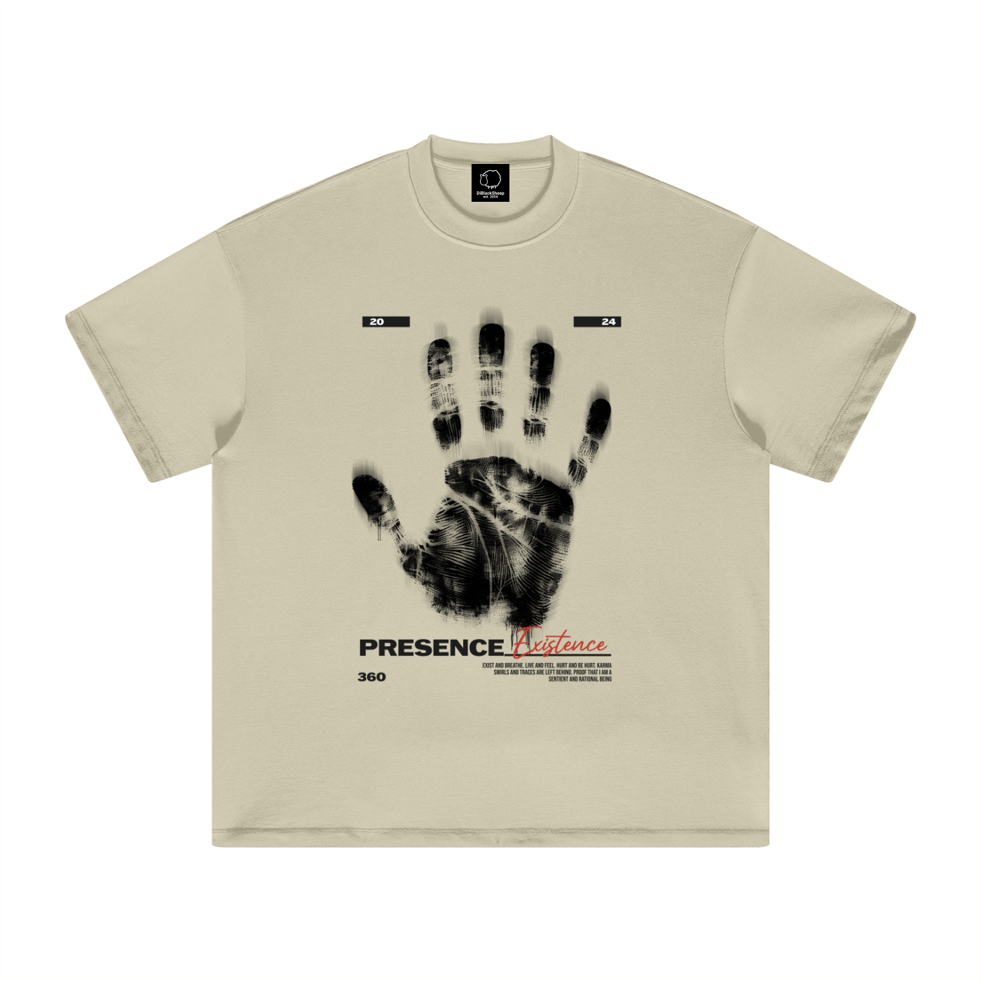 👋 Heavyweight Earth Tone T-Shirt – Premium Vintage Streetwear