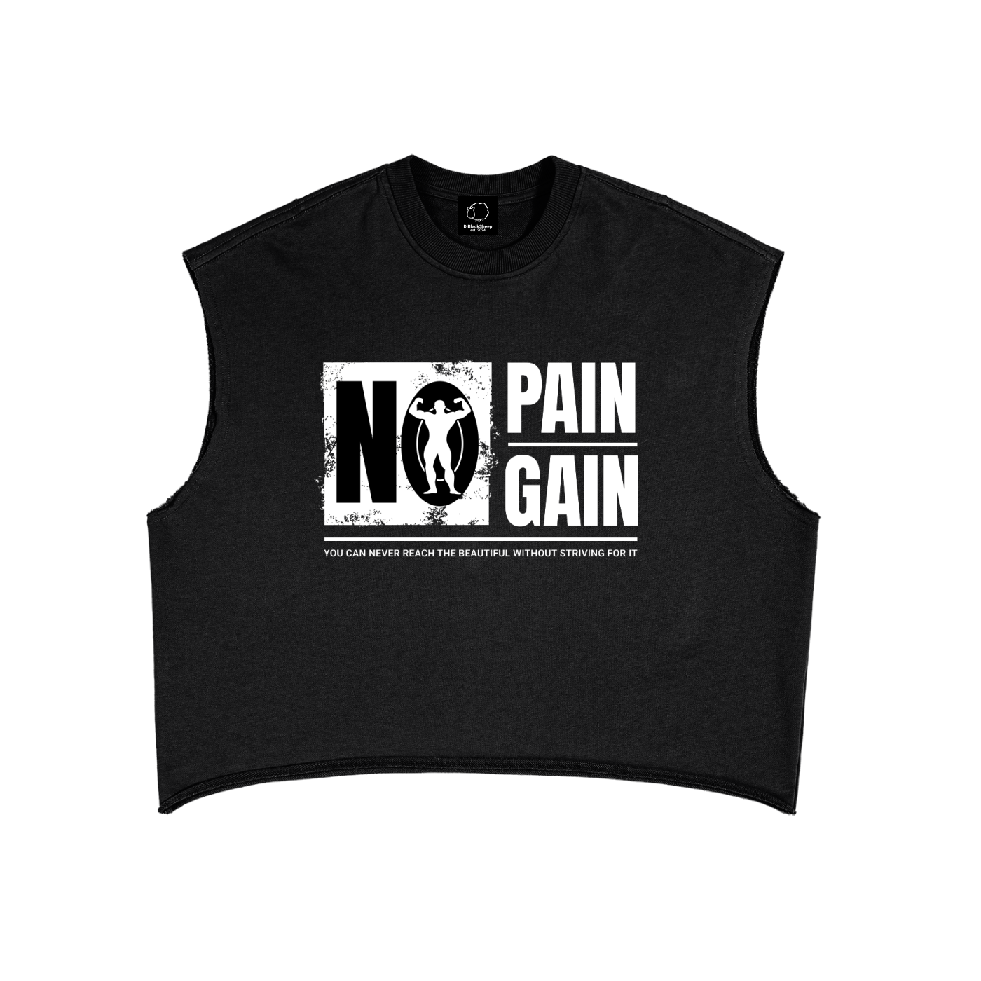 💪 French Terry Boxy Tank Top – Premium Oversized Streetwear