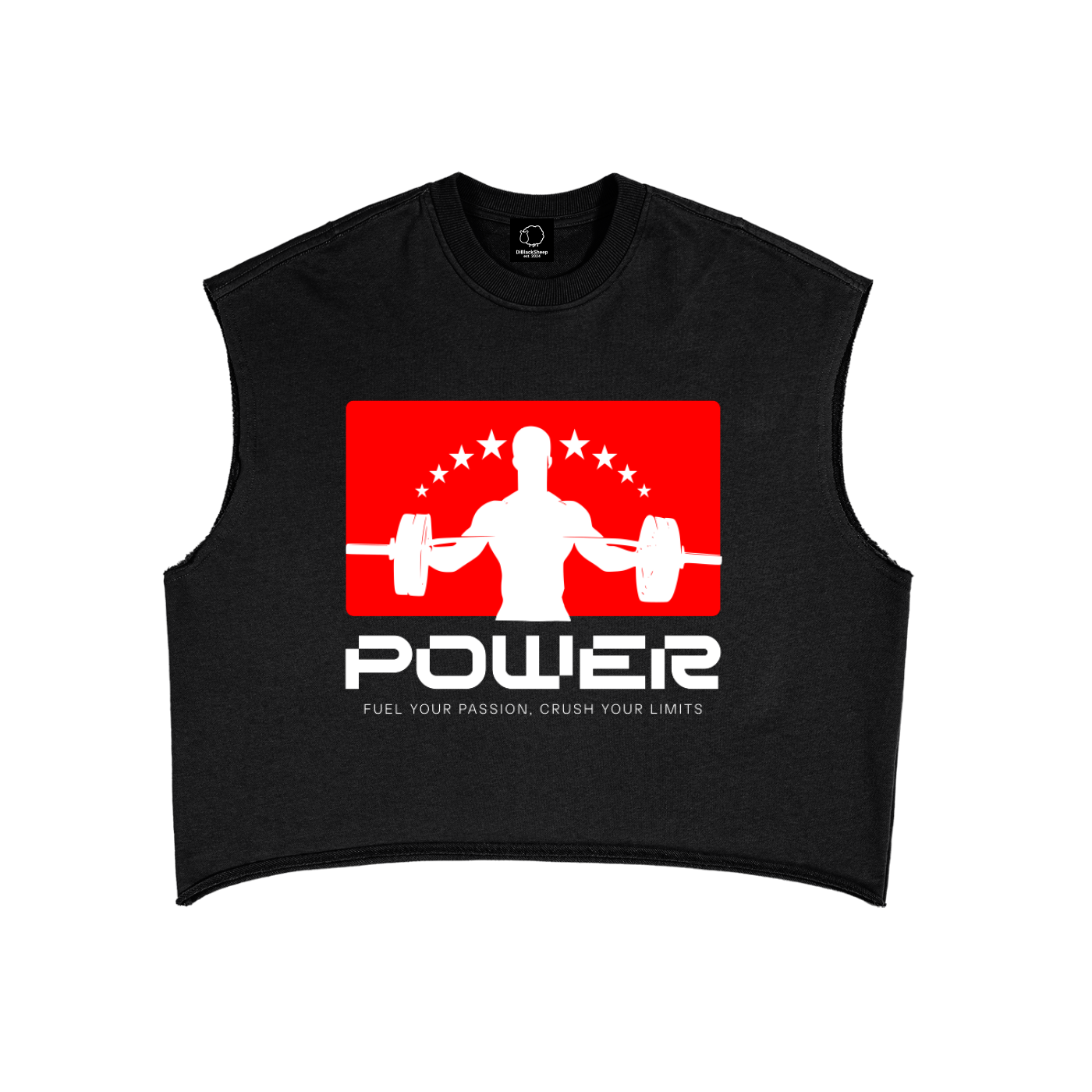 🏋️ French Terry Boxy Tank Top – Premium Oversized Streetwear