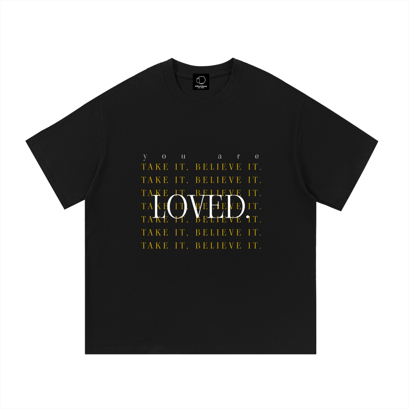 💛 LOVED Affirmation Tee Essential Cotton T-Shirt