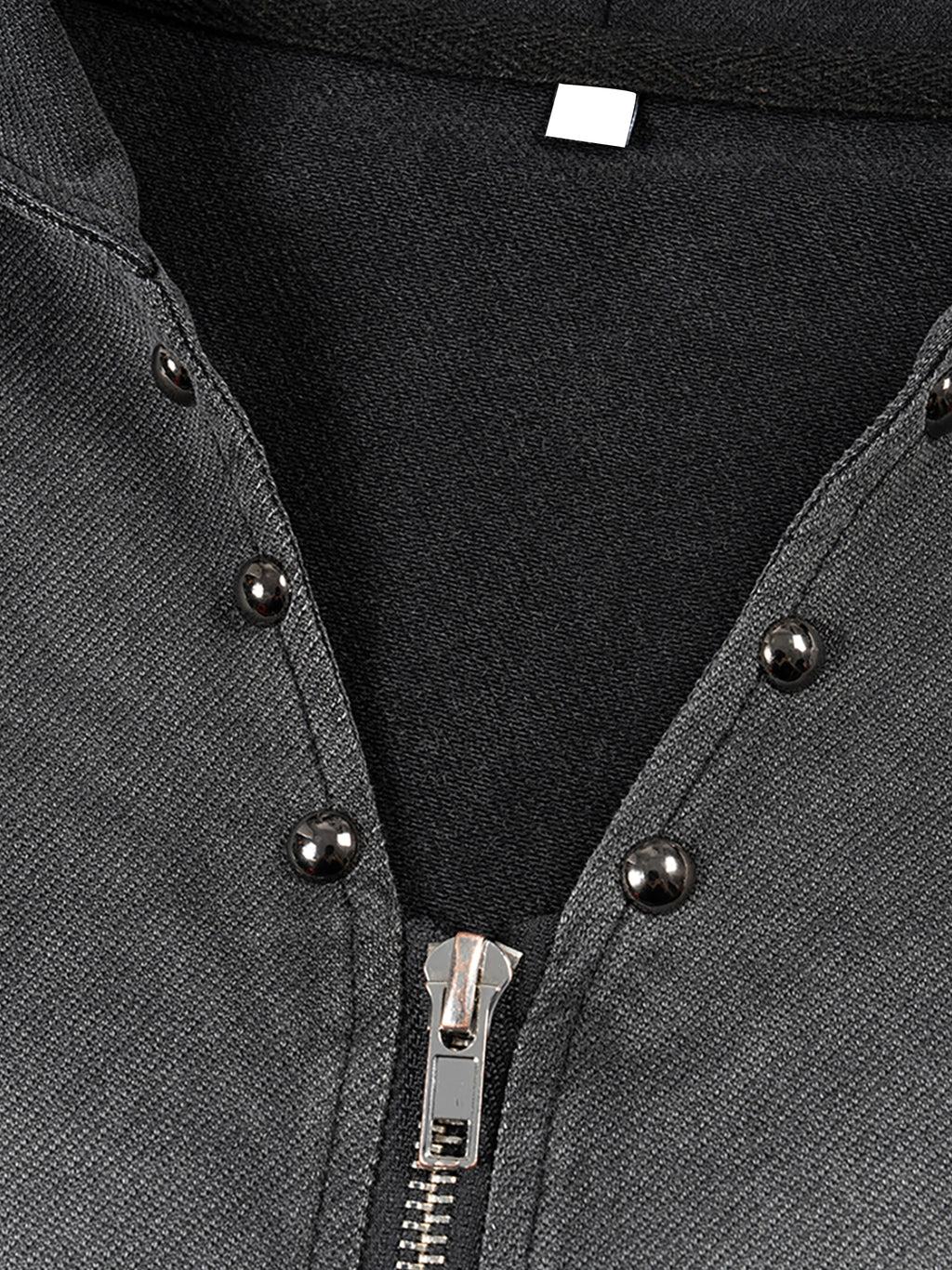 💪  HARDER Vintage Washed Zip-Up Hooded Tank Top