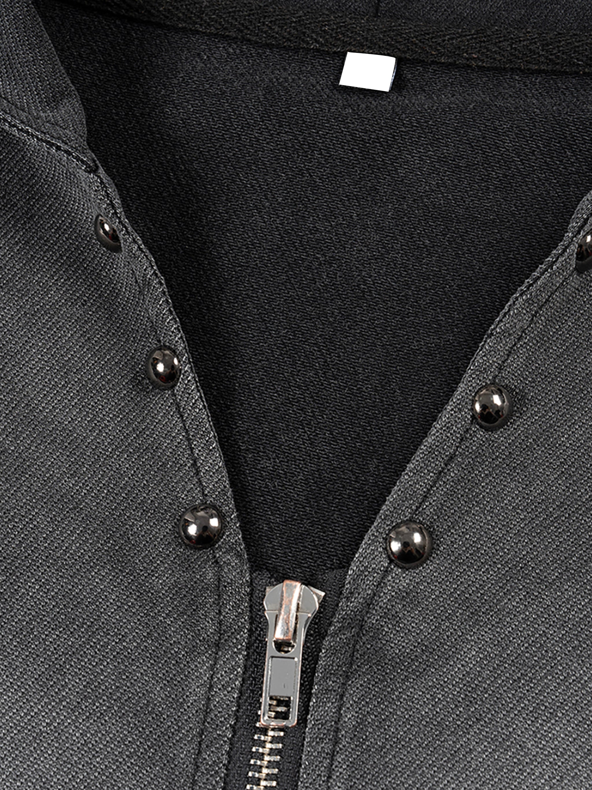 💪  HARDER Vintage Washed Zip-Up Hooded Tank Top